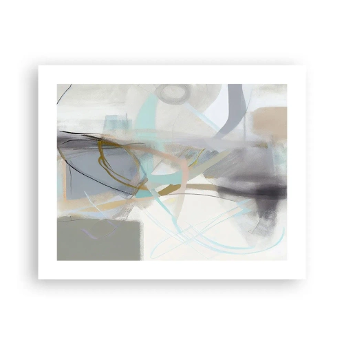 Affiche - Poster - Abstraction brumeuse - 50x40 cm