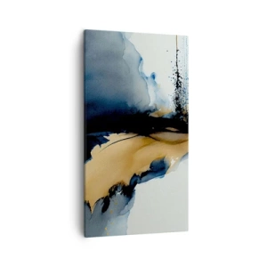 Impression sur toile - Image sur toile - Derrière le rideau - 45x80 cm