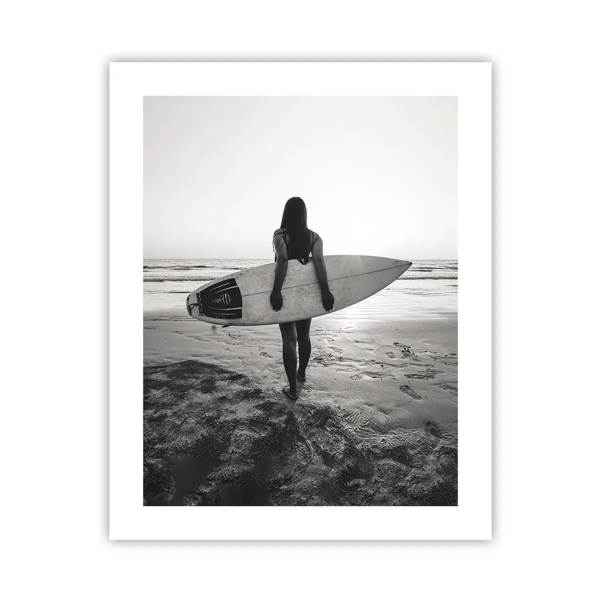 Affiche - Poster - Fille des vagues de la mer - 40x50 cm