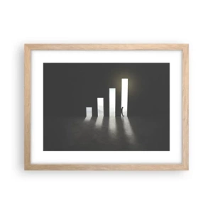 Affiche dans un chêne clair - Poster - Succès – impression - 40x30 cm