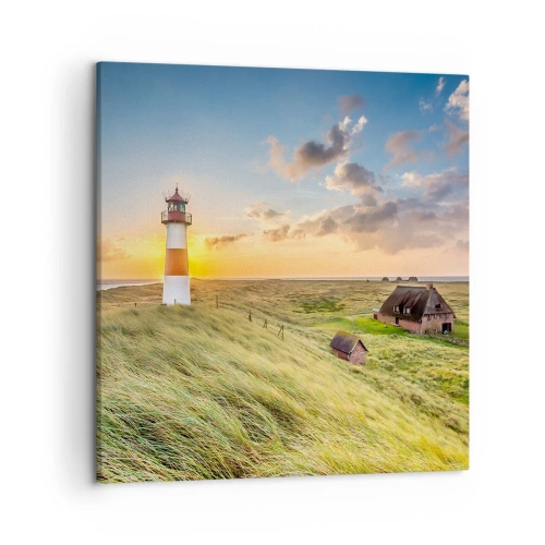 Impression sur toile - Image sur toile - Entre les vagues - 50x50 cm