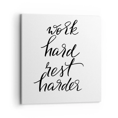 Impression sur toile - Image sur toile - Équilibre de vie - 70x70 cm