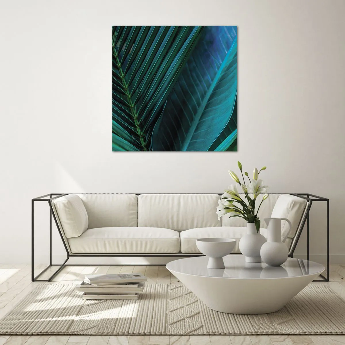 Impression sur verre - Image sur verre - L'anatomie du vert - 50x50 cm