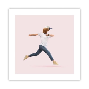 Affiche - Poster - Une pincée d'absurdité - 40x40 cm