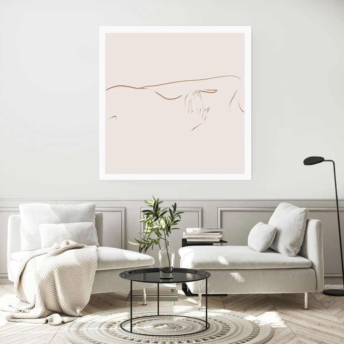 Affiche - Poster - La forme du désir - 50x50 cm
