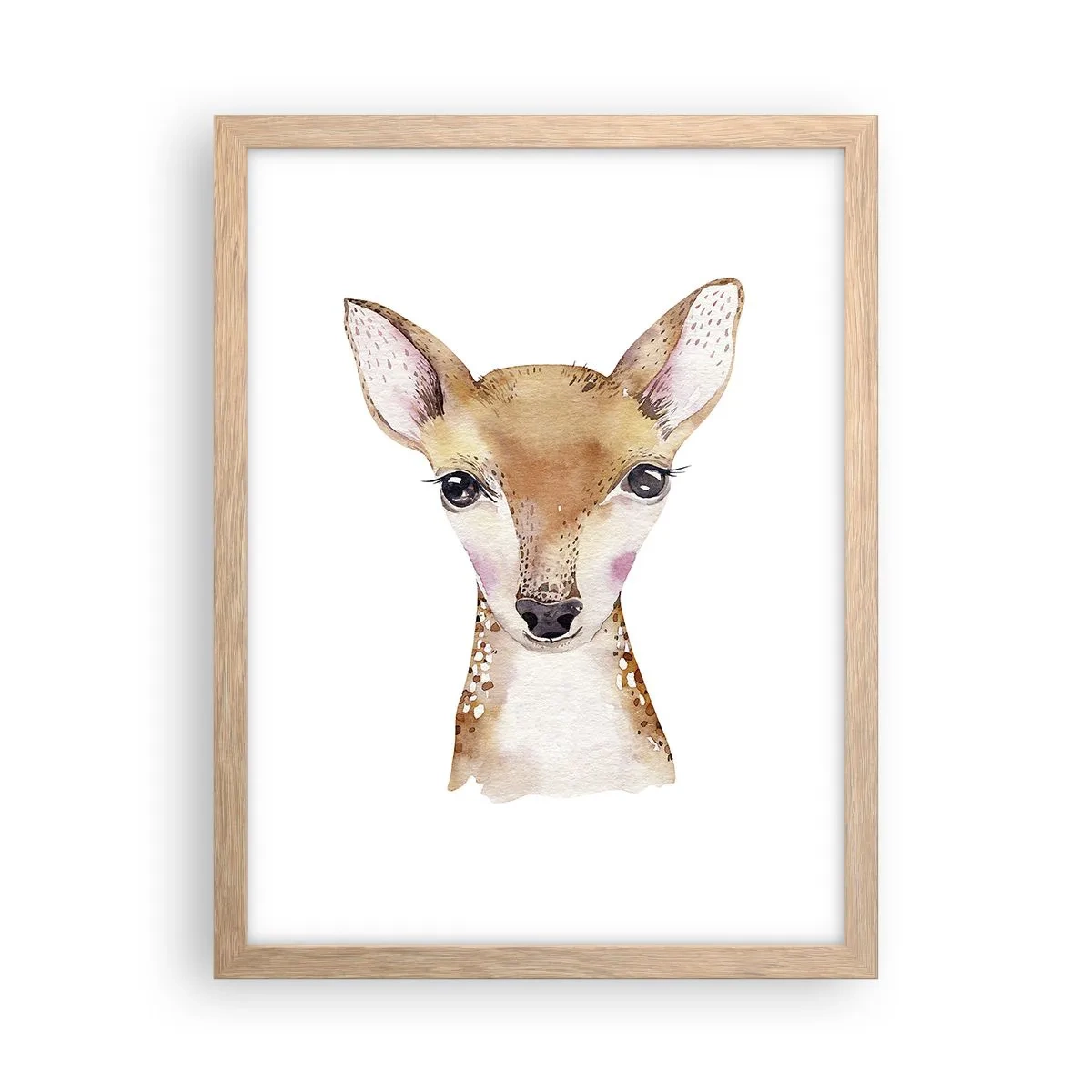 Affiche dans un chêne clair - Poster - L'innocence de la nature - 30x40 cm