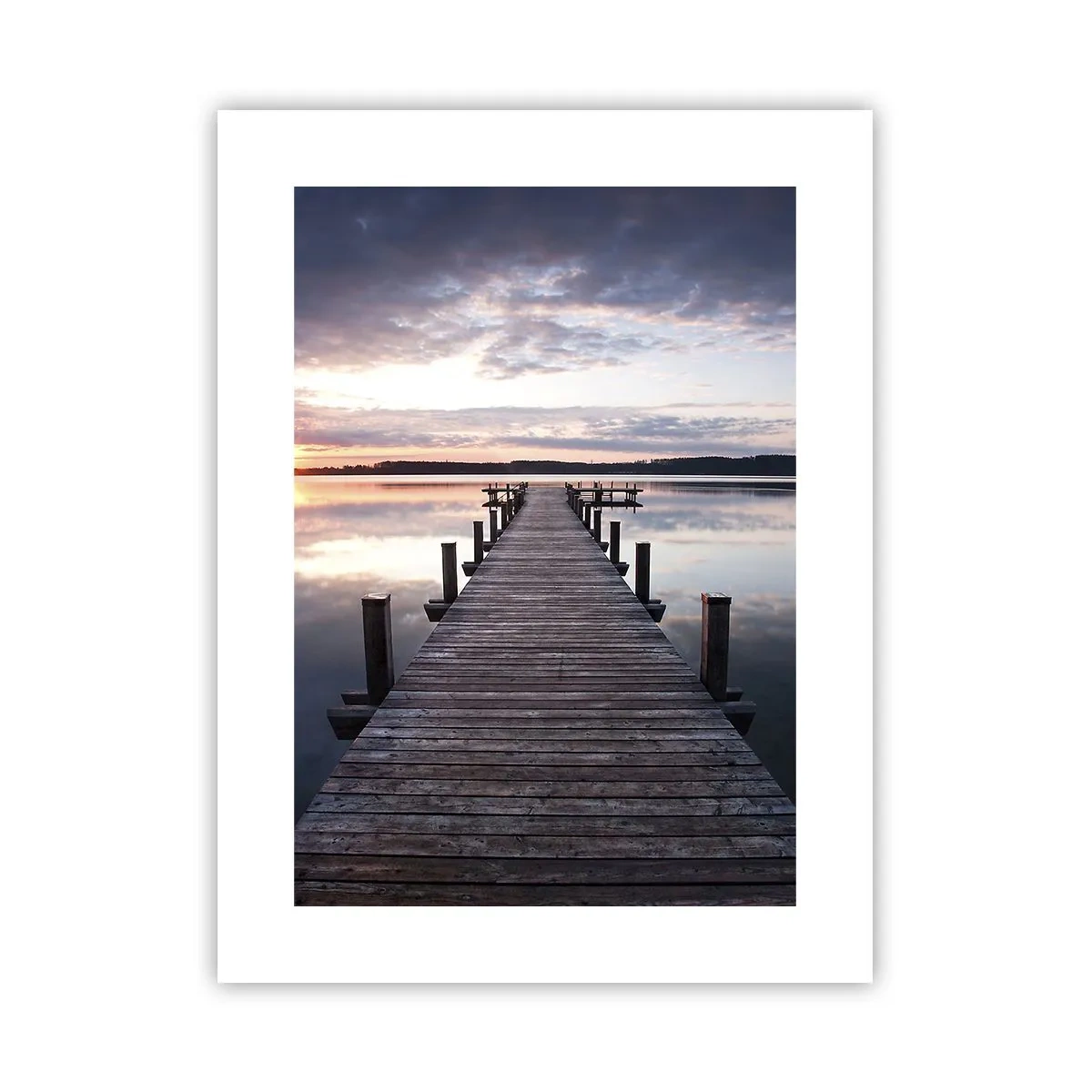 Affiche - Poster - Une frontière tranquille entre le jour et la nuit - 30x40 cm