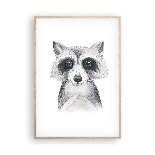 Affiche dans un chêne clair - Poster - Un moment pour s'émouvoir - 70x100 cm