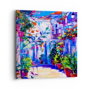 Impression sur toile - Image sur toile - Impression - une rue italienne - 40x40 cm