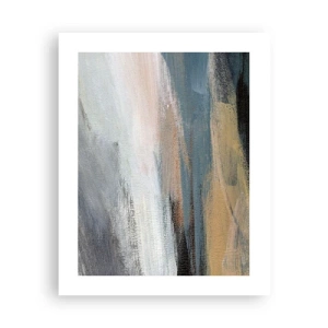 Affiche - Poster - Abstraction : paysage nordique - 40x50 cm