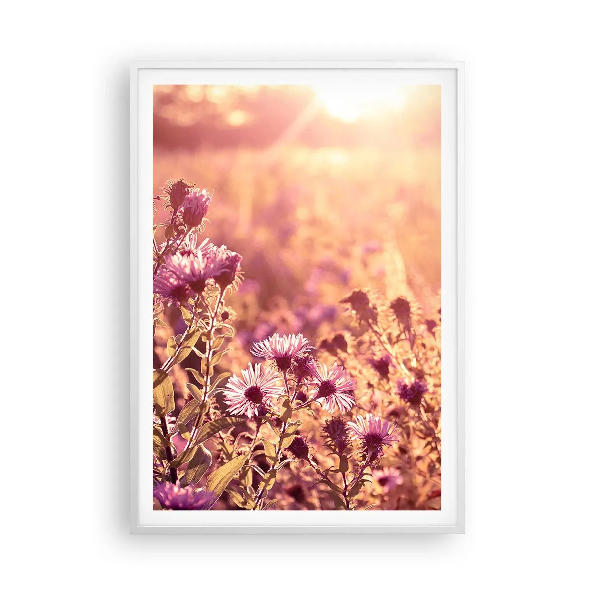 Affiche dans un cadre blanc - Poster - Avant que l'été ne parte - 70x100 cm