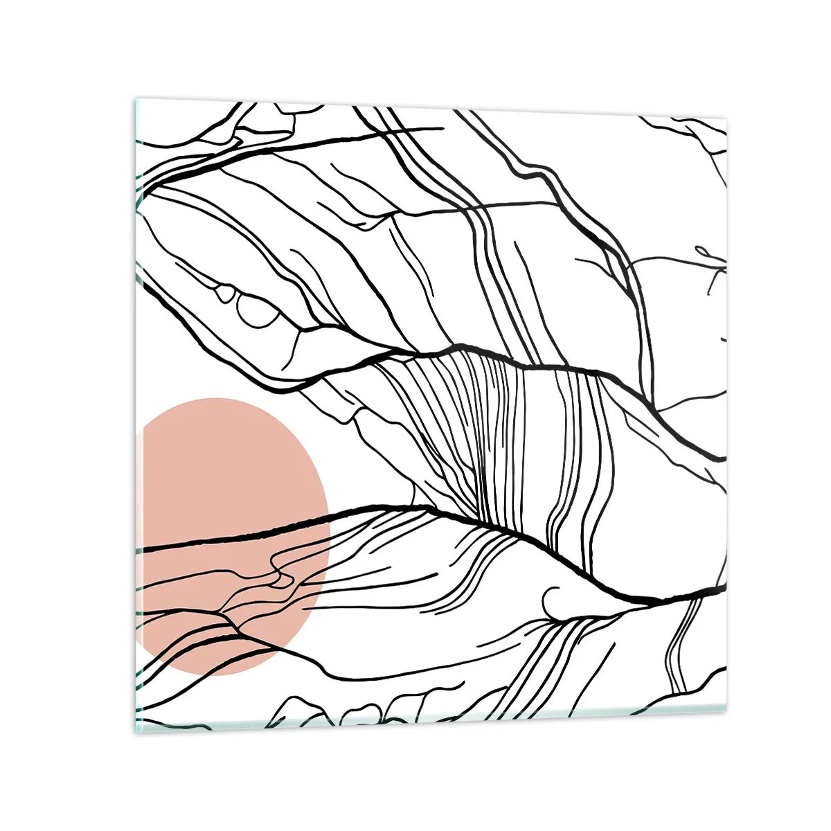 Impression sur verre - Image sur verre - Dans un réseau de brindilles - 60x60 cm