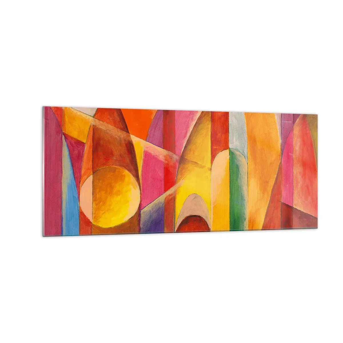 Impression sur verre - Image sur verre - Cathédrale du soleil - 100x40 cm