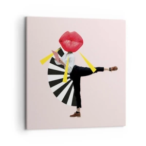 Impression sur toile - Image sur toile - Pop-art surréaliste - 50x50 cm