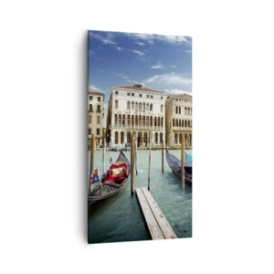 Impression sur toile - Image sur toile - Palace bleu ciel - 55x100 cm