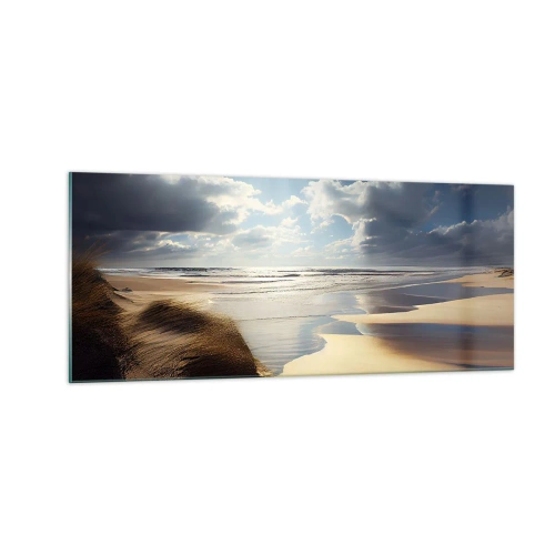 Impression sur verre - Image sur verre - Plage, plage sauvage - 100x40 cm