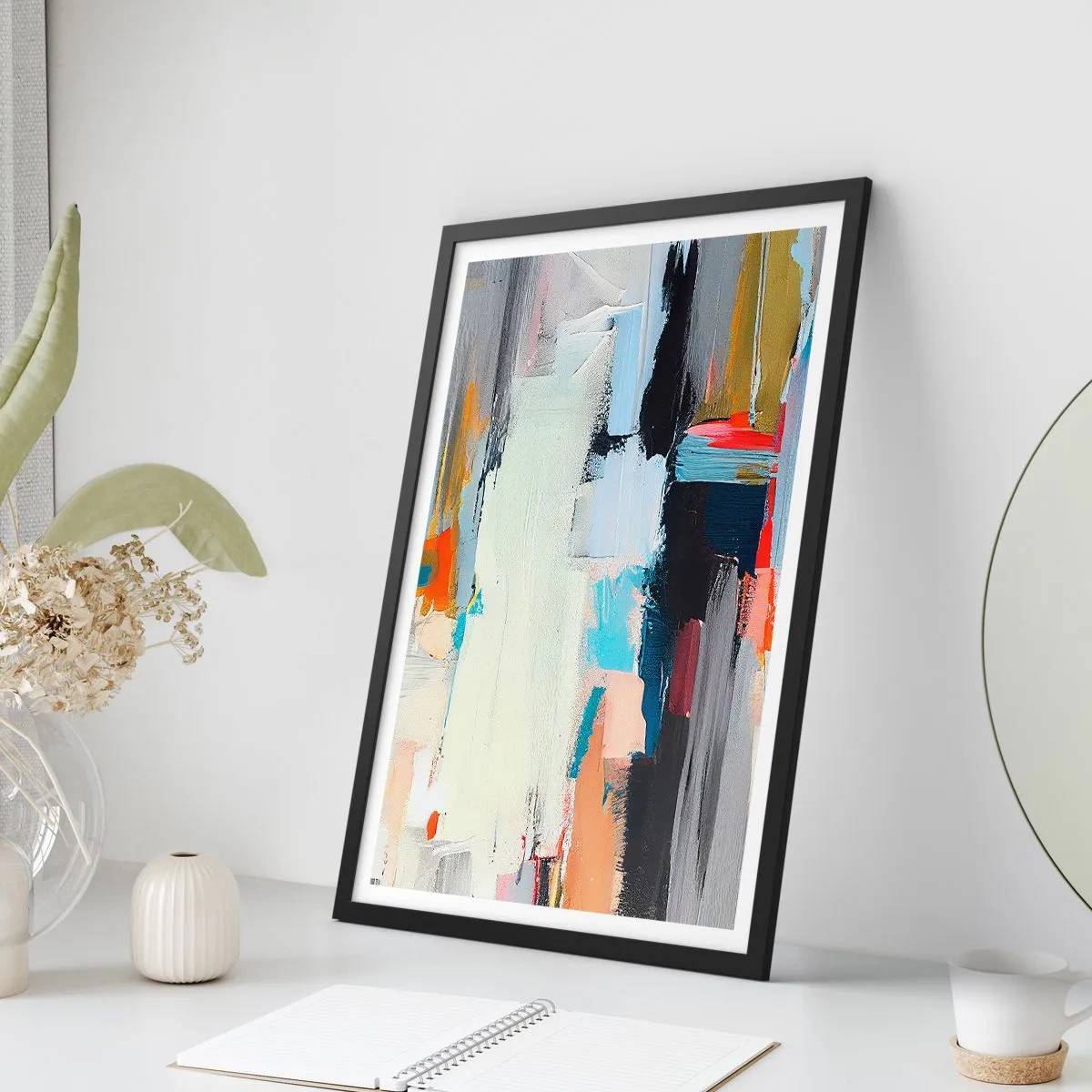 Affiche dans un cadre noir - Poster - Y a-t-il une méthode ? - 70x100 cm