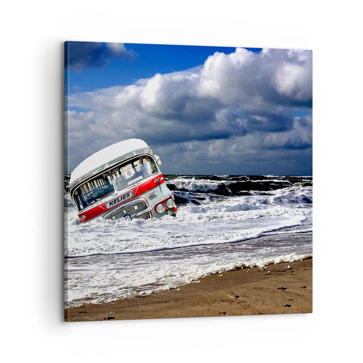 Impression sur toile - Image sur toile - Et qu'est-ce qui vous étonne ? - 60x60 cm