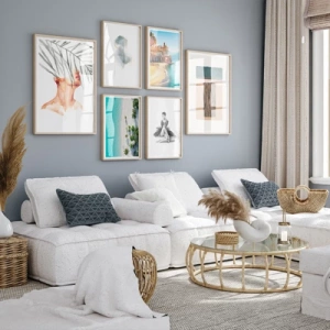 Palm cream - Inspiration pour le salon