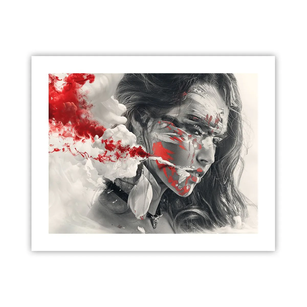 Affiche - Poster - Dans les fumées de l'absurde - 50x40 cm