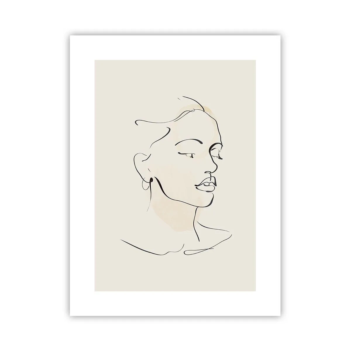 Affiche - Poster - Une ligne certaine - 30x40 cm