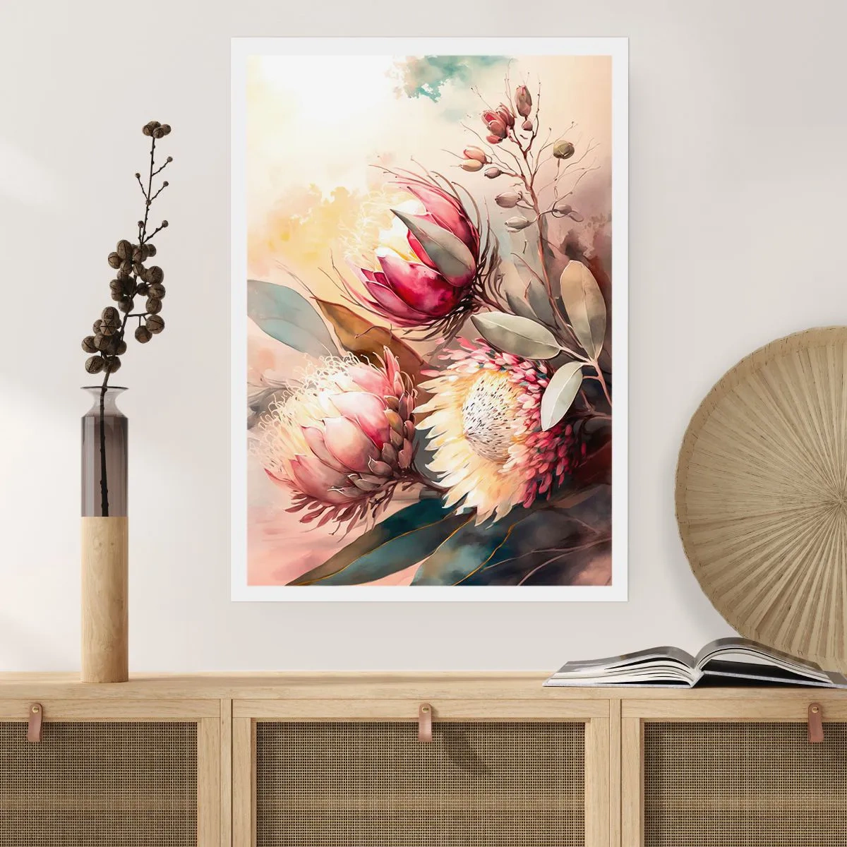 Affiche - Poster - De profil et de face - 40x50 cm