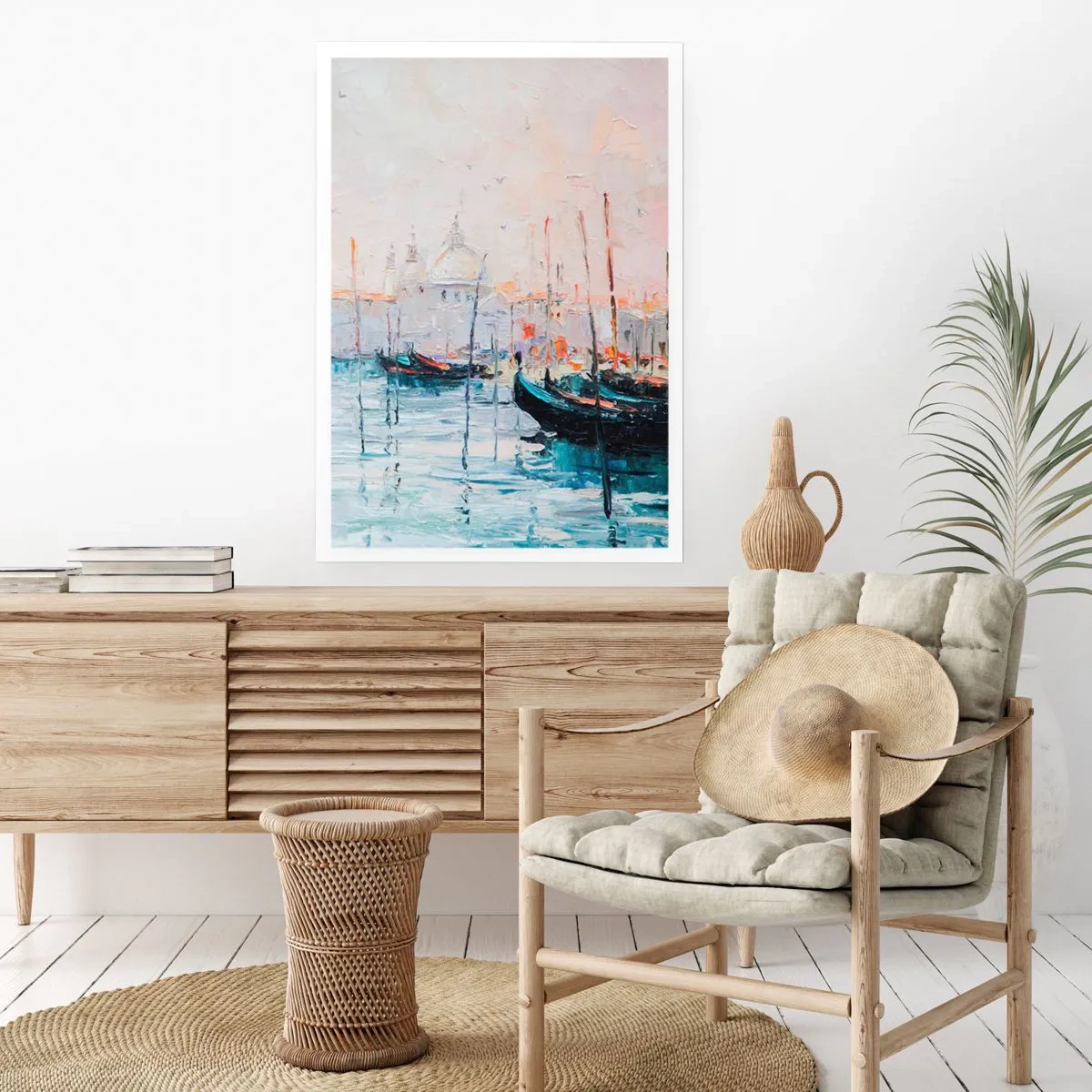 Affiche - Poster - Derrière l'eau, derrière le brouillard - 30x40 cm