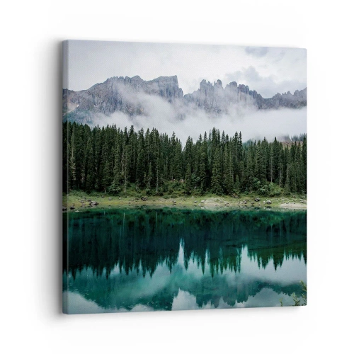 Impression sur toile - Image sur toile - Chut, chut, ne réveillons pas l'eau qui dort - 30x30 cm