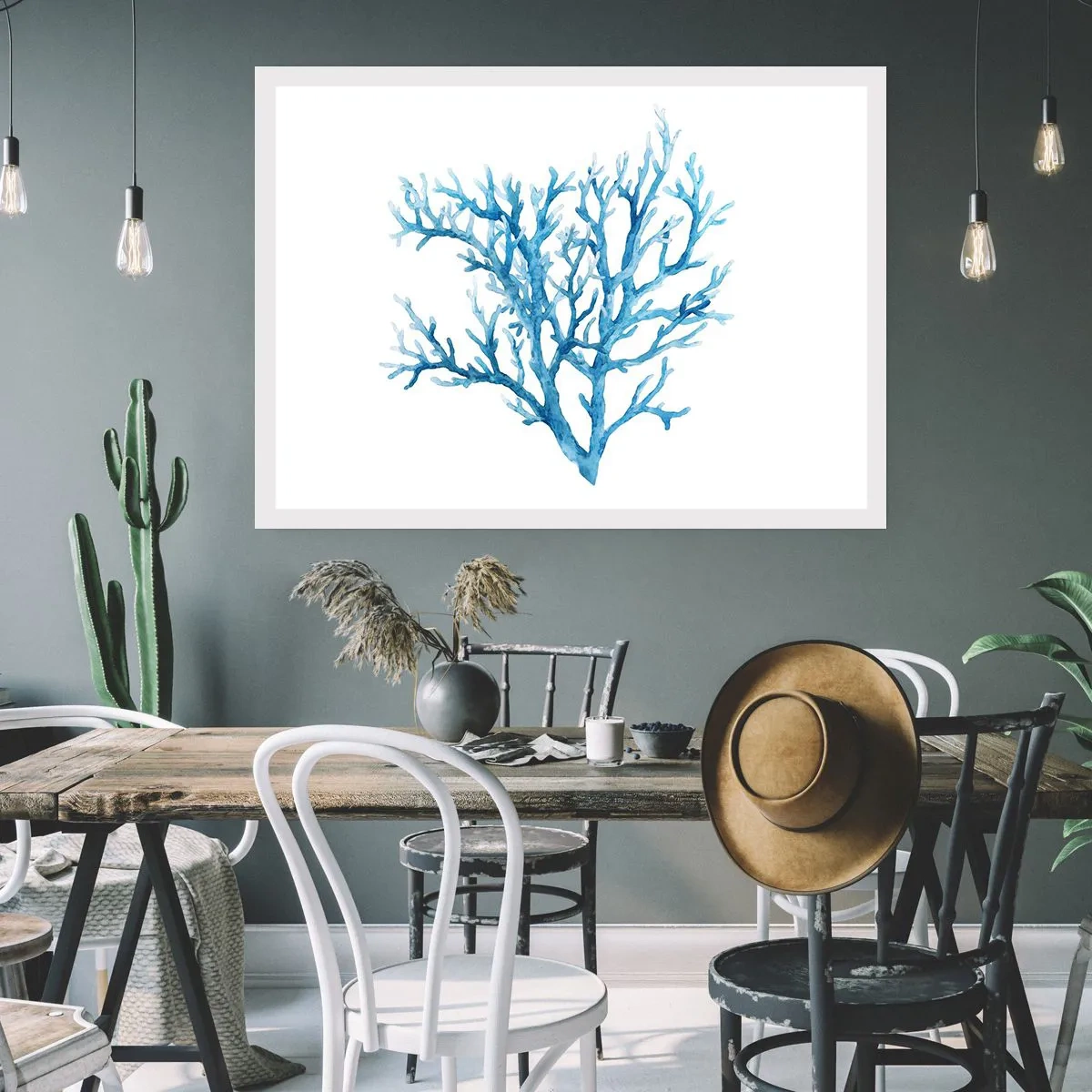 Affiche - Poster - Filigrane nautique - 40x30 cm