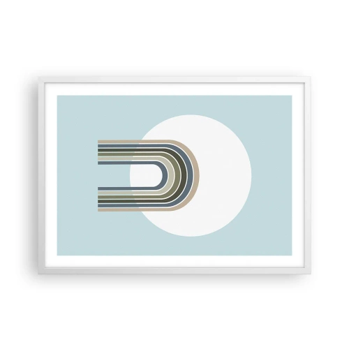 Affiche dans un cadre blanc - Poster - Attraction irrésistible - 70x50 cm