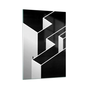 Impression sur verre - Image sur verre - La solitude au sommet - 70x100 cm