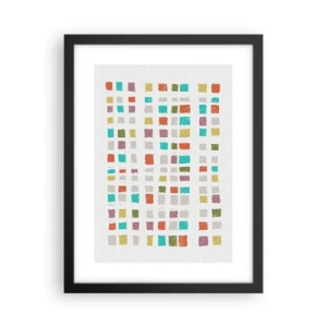 Affiche dans un cadre noir - Poster - Jeu inconnu - 30x40 cm