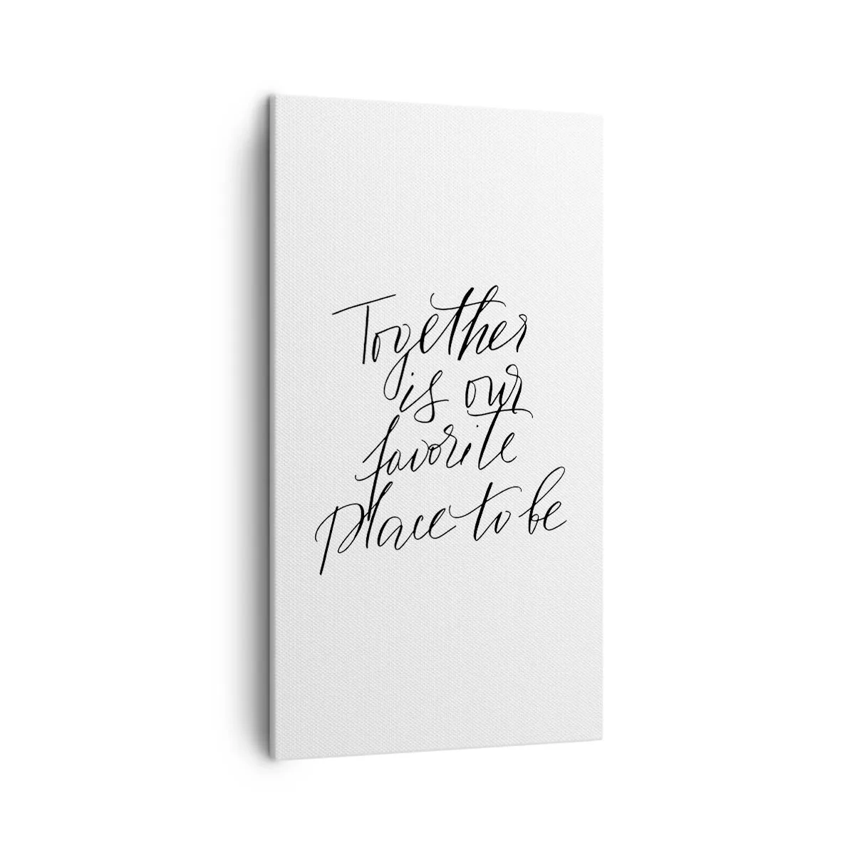 Impression sur toile - Image sur toile - Vous aussi vous le sentez? - 45x80 cm