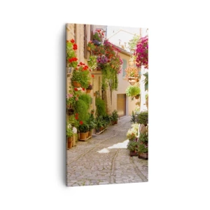 Impression sur toile - Image sur toile - Une inondation de fleurs  - 45x80 cm