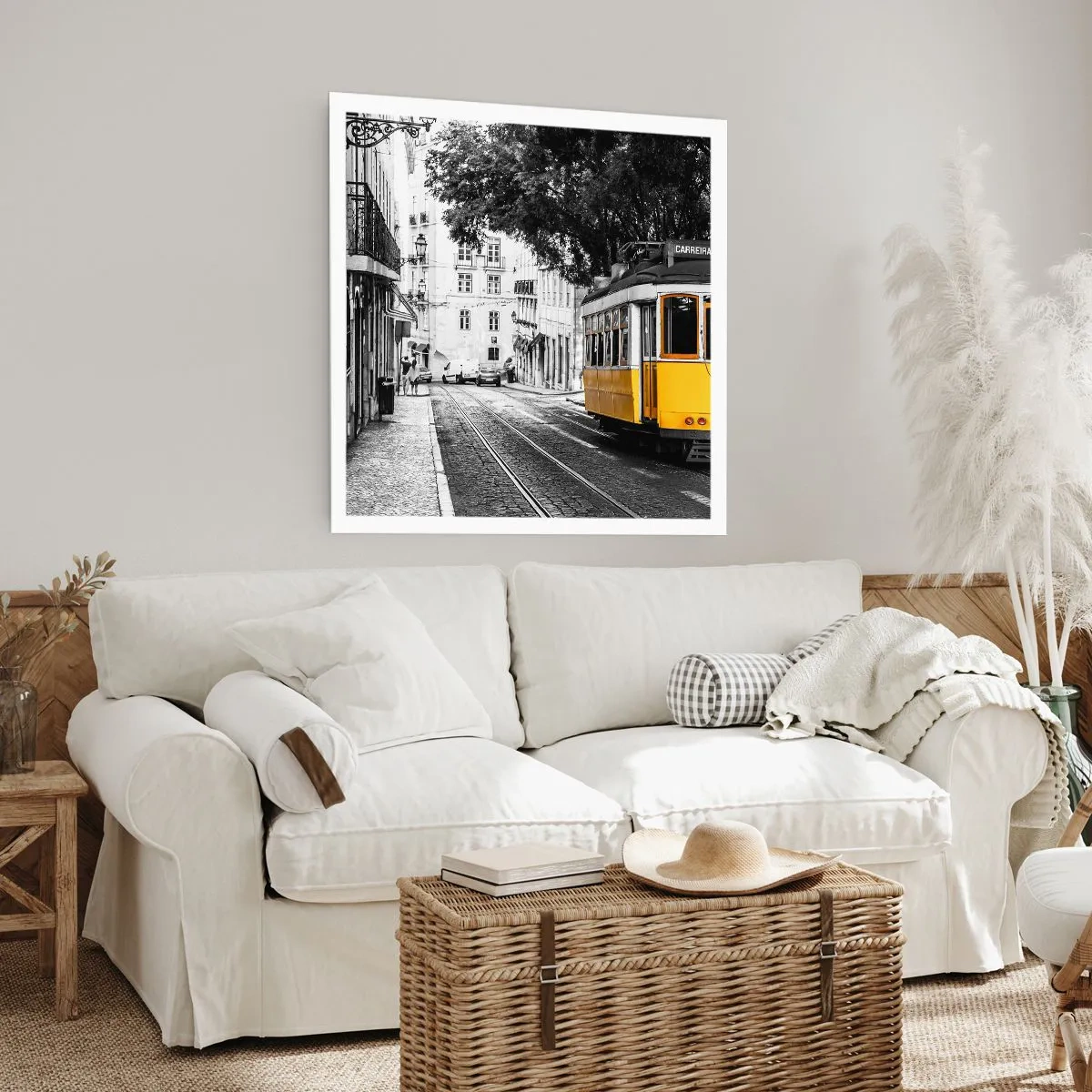 Affiche - Poster - Et du fado en arrière-plan - 40x40 cm