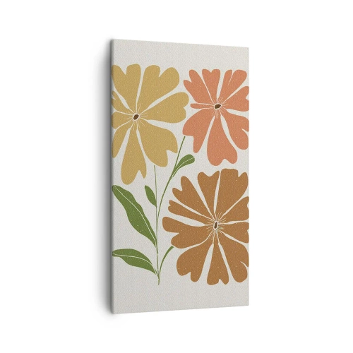 Impression sur toile - Image sur toile - Nature et géométrie - 45x80 cm