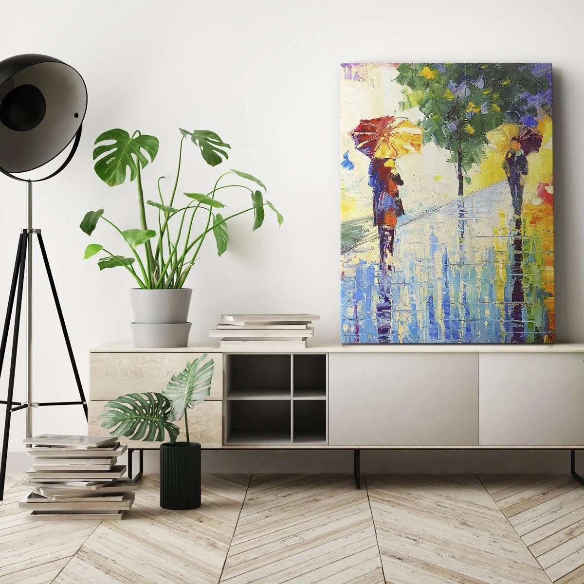 Impression sur toile - Image sur toile - Et tout est clair - 65x120 cm