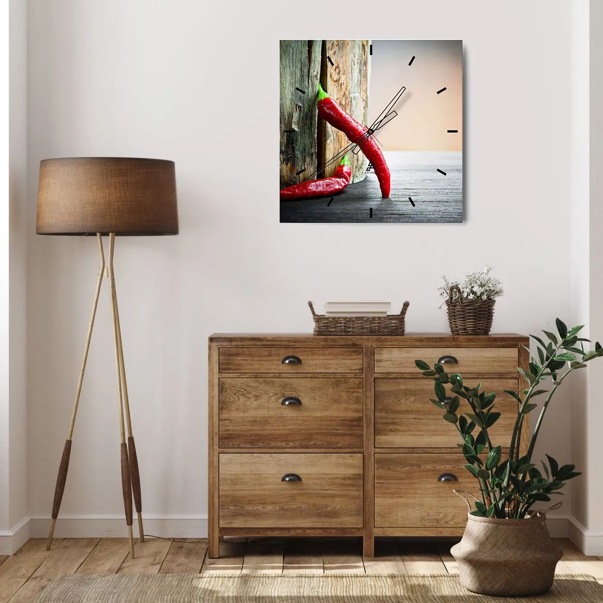 Horloge murale - Pendule murale - Red hot chili peppers - 30x30 cm