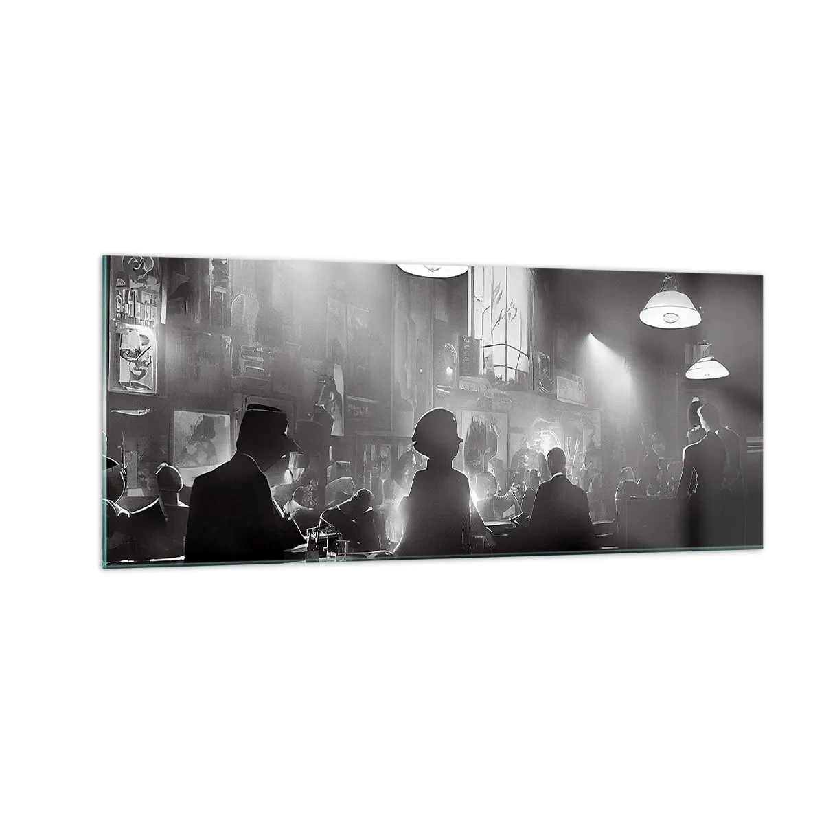 Impression sur verre - Image sur verre - Dans une ambiance jazz - 100x40 cm
