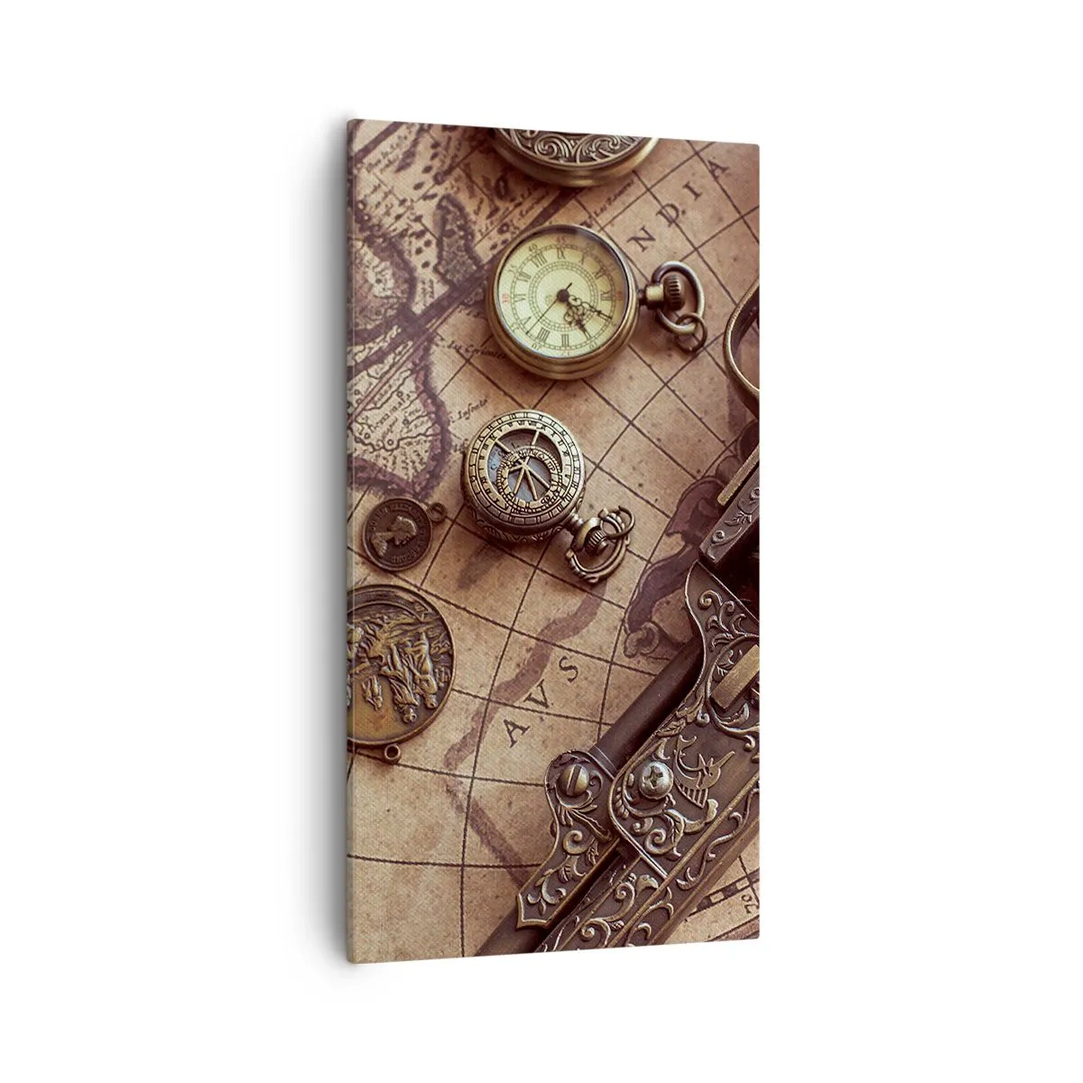 Impression sur toile - Image sur toile - L'aventure appelle - 55x100 cm