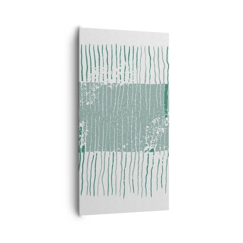 Impression sur toile - Image sur toile - Abstraction de la mer - 65x120 cm