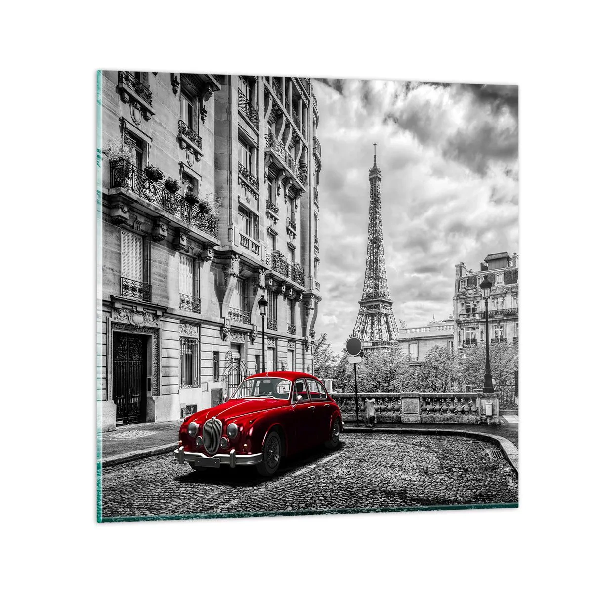 Impression sur verre - Image sur verre - Prédateur dans la ville - 30x30 cm