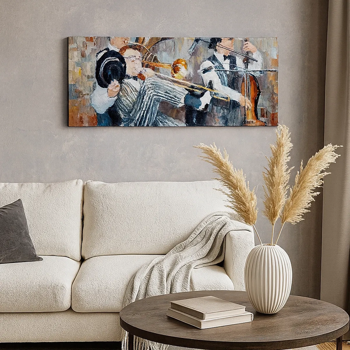 Impression sur toile - Image sur toile - C'est tout le Jazz - 30x30 cm