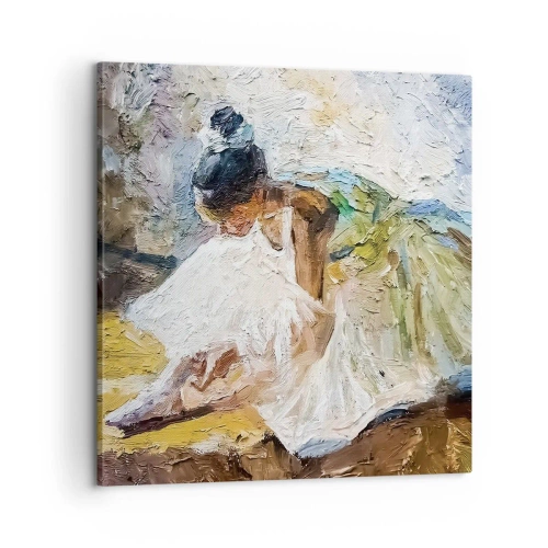 Impression sur toile - Image sur toile - D'après un tableau de Degas - 60x60 cm