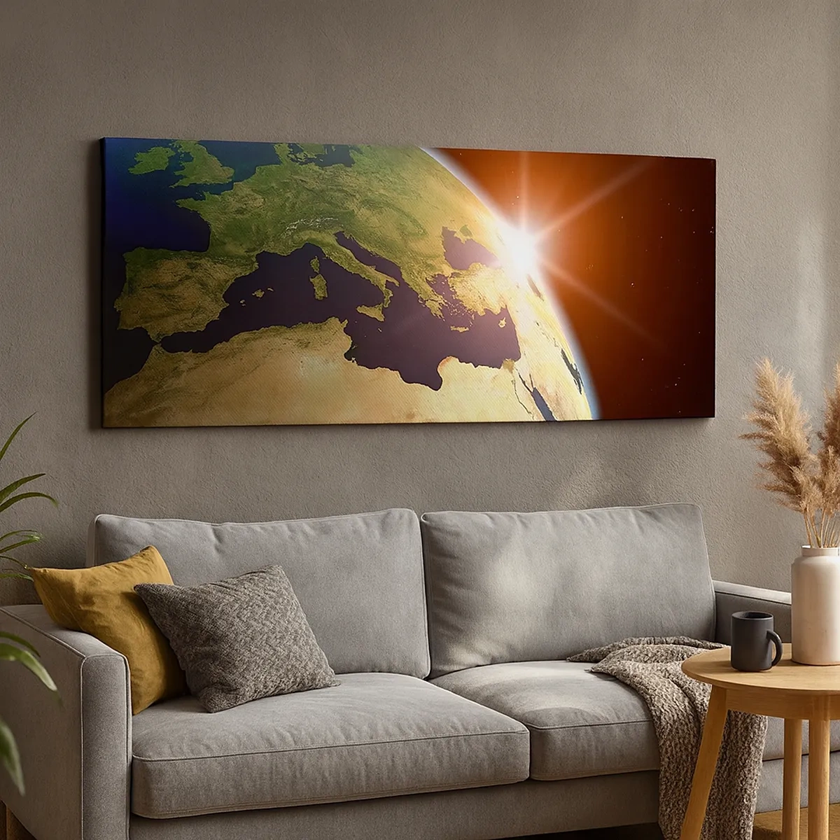 Impression sur toile - Image sur toile - Lever de soleil - 30x30 cm