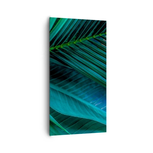 Impression sur toile - Image sur toile - L'anatomie du vert - 65x120 cm