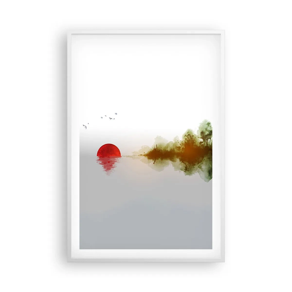 Affiche dans un cadre blanc - Poster - Une promesse de paix - 61x91 cm