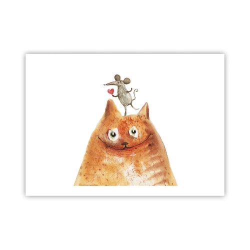 Affiche - Poster - Amour paradoxal - 70x50 cm