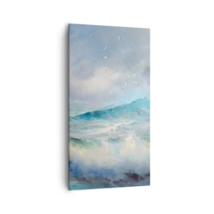 Impression sur toile - Image sur toile - "Le tourbillon hurlait de triomphe..." - 55x100 cm