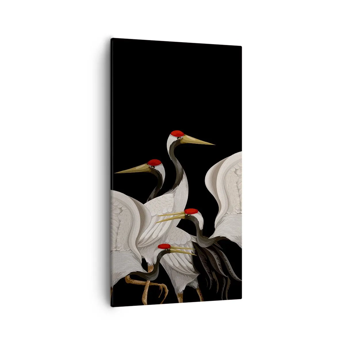 Impression sur toile - Image sur toile - Histoire d'oiseaux - 55x100 cm